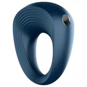 Power Ring - vodeodolný vibračný krúžok na penis (sivý)