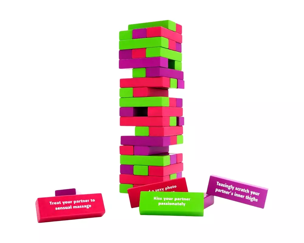 Veža rozkoše Jenga - 54 dielikov na zábavu a vzrušenie! Veža rozkoše Jenga - 54 dielikov na zábavu a vzrušenie!