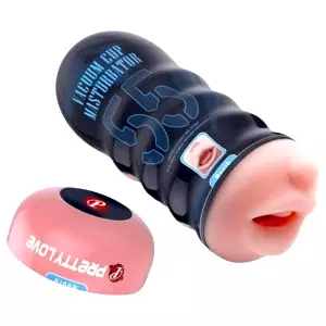 Vákuový Pohár - realistický ústny masturbátor (prírodný)