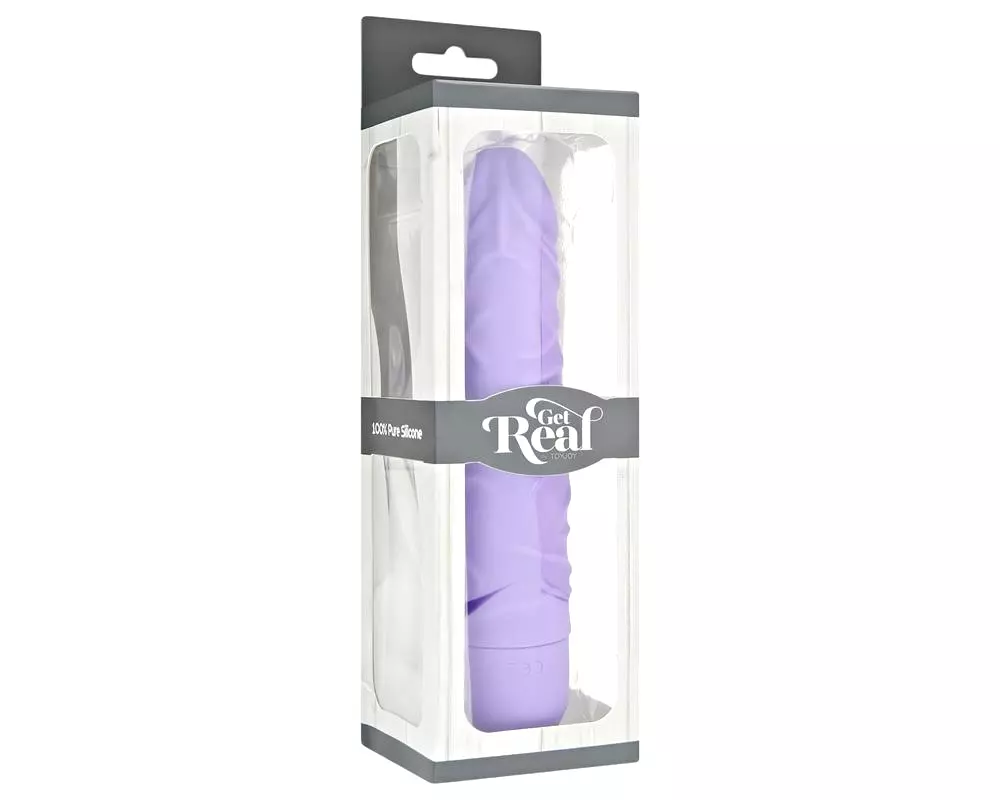 Klasický realistický silikónový vibrátor (fialový) Klasický realistický silikónový vibrátor (fialový)