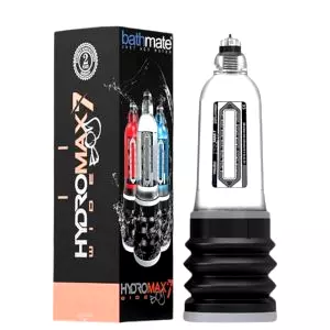 Hydromax 7 Wide - transparentná vodná pumpa pre silné zážitky