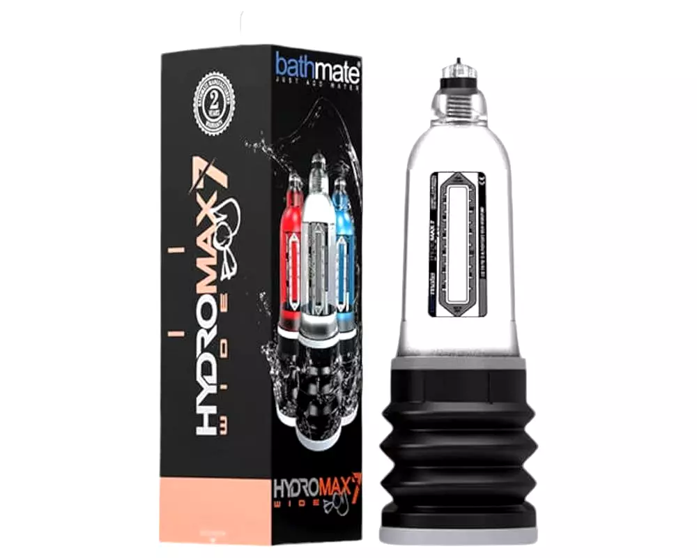 Hydromax 7 Wide - transparentná vodná pumpa pre silné zážitky Hydromax 7 Wide - transparentná vodná pumpa pre silné zážitky
