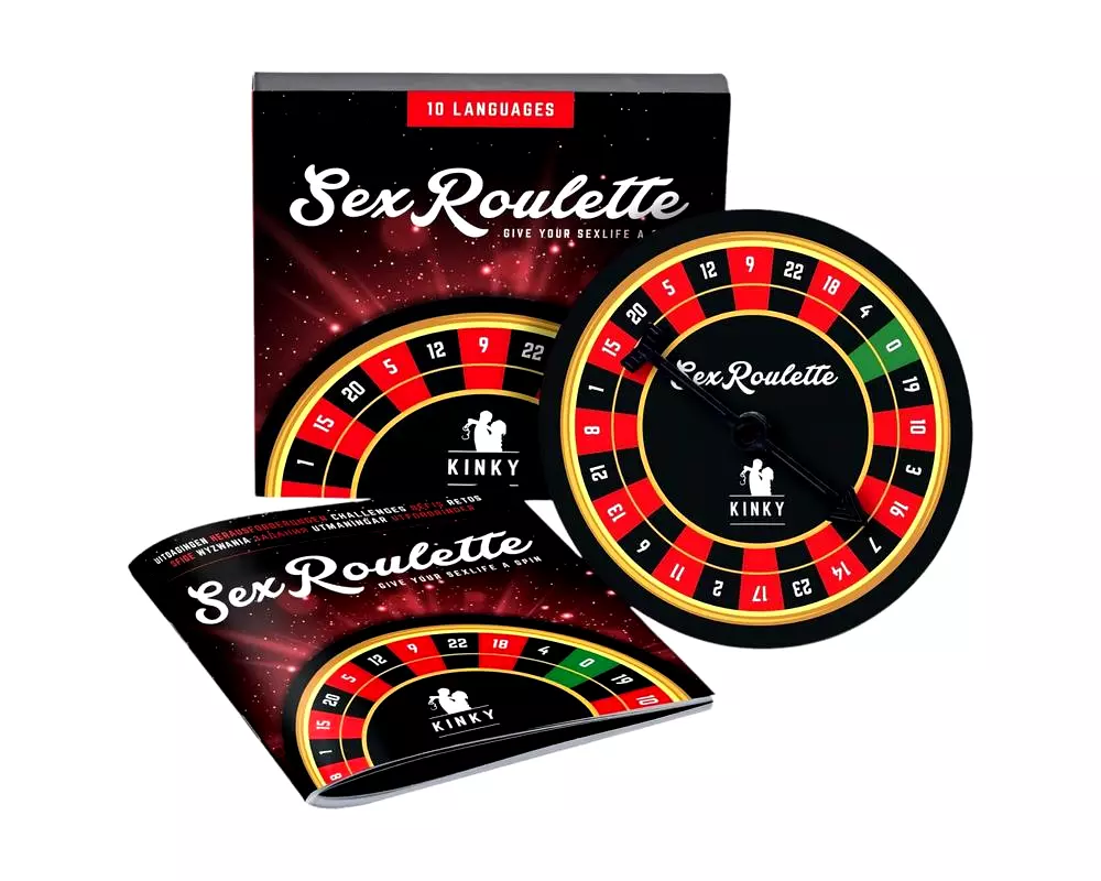 Sexuálna Ruleta Kinky - intímna spoločenská hra (v 10 jazykoch) Sexuálna Ruleta Kinky - intímna spoločenská hra (v 10 jazykoch)