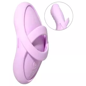 Echo 2 - inteligentný prstový vibrátor (ružový)