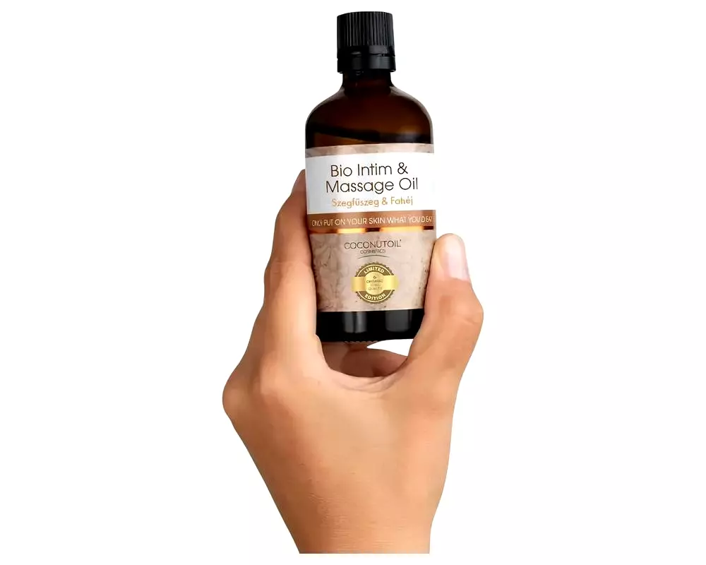 Kokosový olej - Bio Intímny & Masážny olej - klinček-škorica (80ml) Kokosový olej - Bio Intímny & Masážny olej - klinček-škorica (80ml)