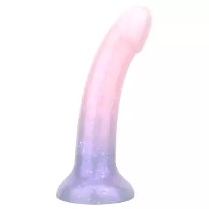 Mermaid - trblietavé dildo - 15cm (ružová)