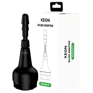 Keon - dildo adaptér (čierny)