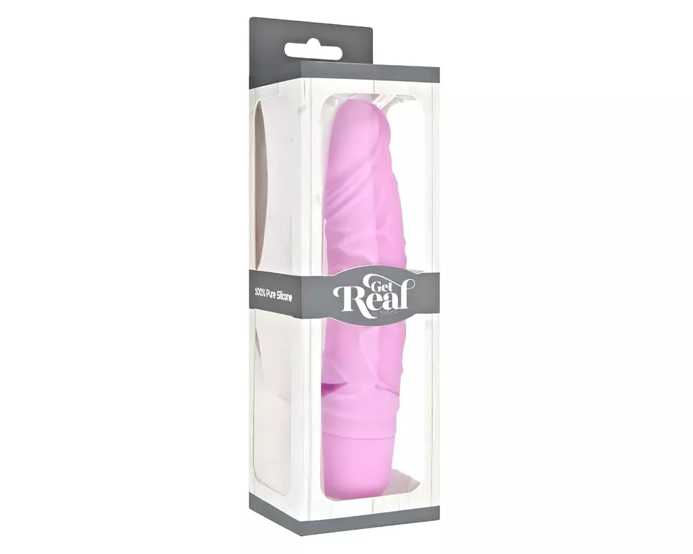 Klasický realistický silikónový vibrátor (ružový) Klasický realistický silikónový vibrátor (ružový)