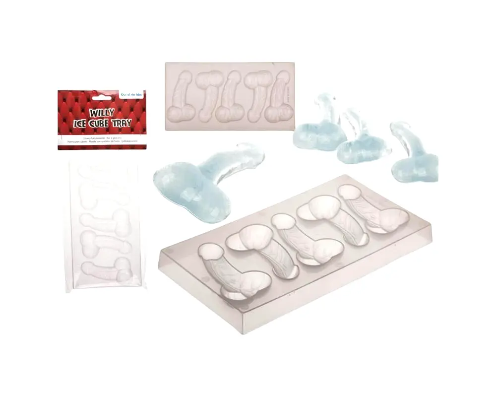 Forma na ľad v tvare penisu (priehľadná) Forma na ľad v tvare penisu (priehľadná)