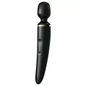 Wand-er Woman - vodotesný masážny vibrátor (čierny)