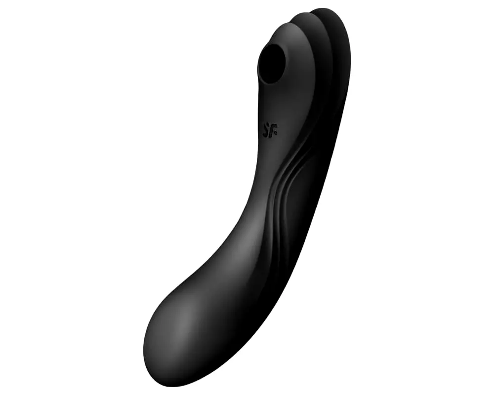 Curvy Trinity 4 - vzduchový 2v1 vibrátor (čierny) Curvy Trinity 4 - vzduchový 2v1 vibrátor (čierny)