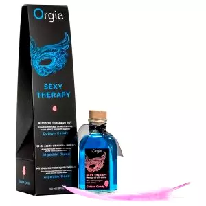 Sexy Therapy - Masážny olej set - cukrová vata