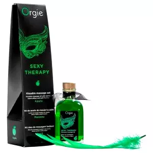 Sexy Therapy - masážny olej set - jablko
