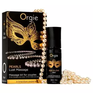 Pearls Lust - perlový náhrdelník a masážny gél (30 ml)