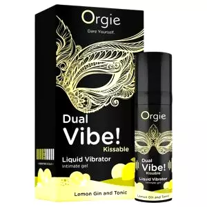 Dual Vibe - unisex tekutý vibrátor - Gin Tonic (15 ml)