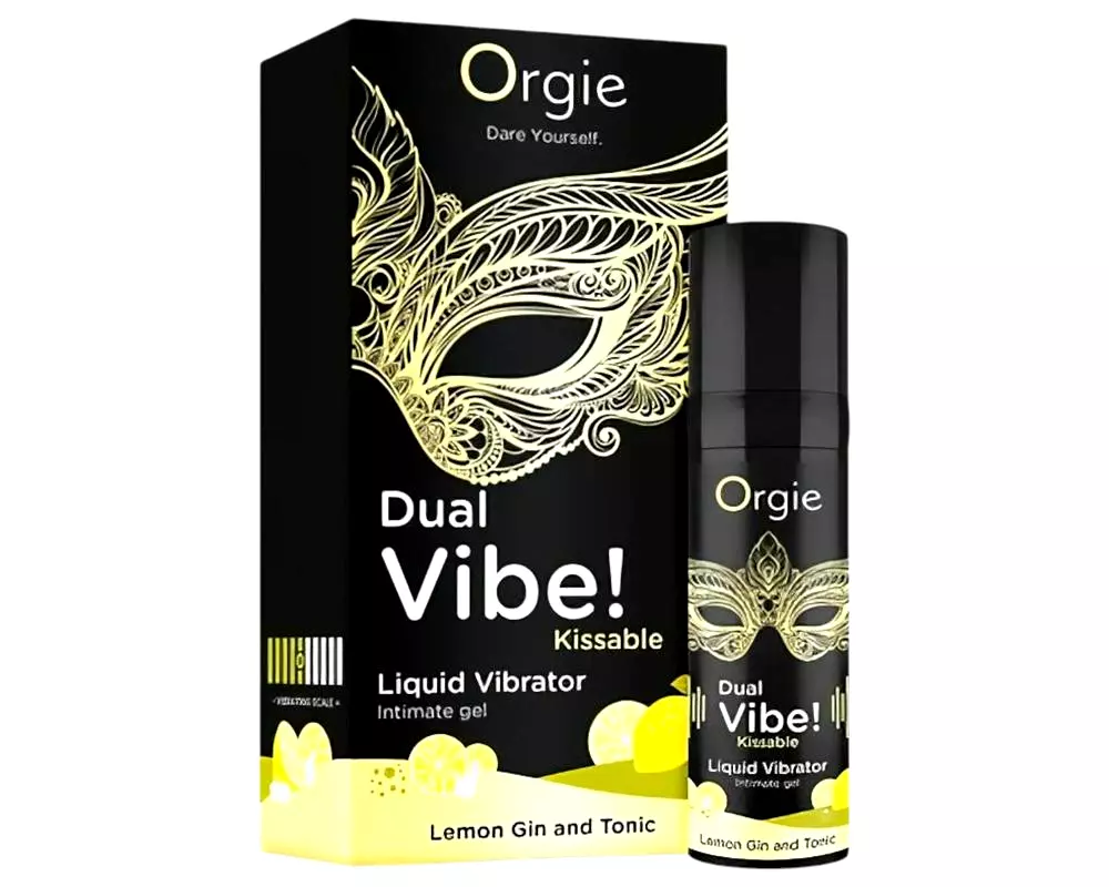 Dual Vibe - unisex tekutý vibrátor - Gin Tonic (15 ml) Dual Vibe - unisex tekutý vibrátor - Gin Tonic (15 ml)