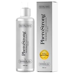 PheroStrong Exclusive masážny olej pre mužov (100 ml)