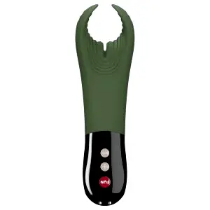 Manta - vibrátor na žaluď (zeleno-čierny)