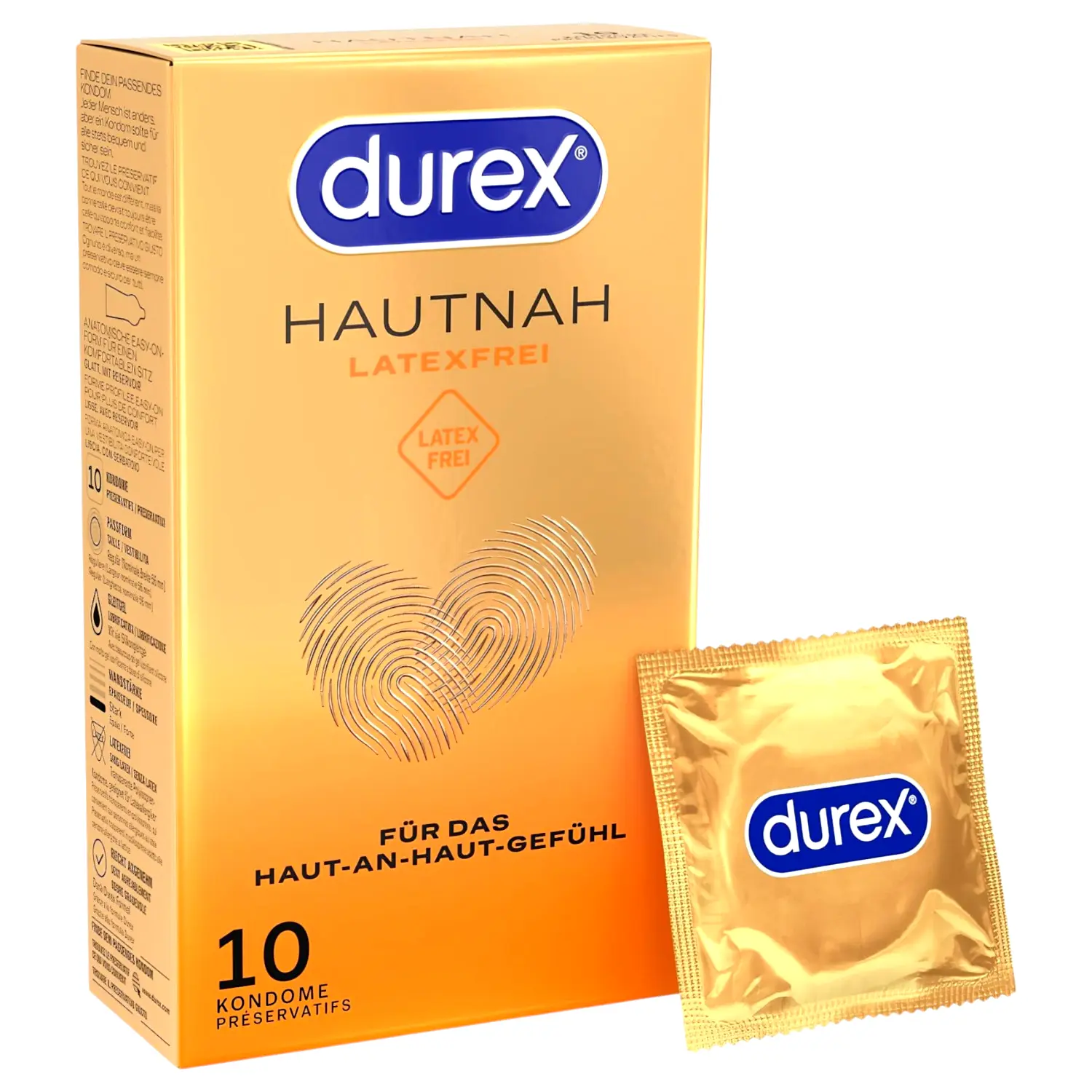 Durex Blízko bezlatexový kondóm (10 ks) Durex Blízko bezlatexový kondóm (10 ks)
