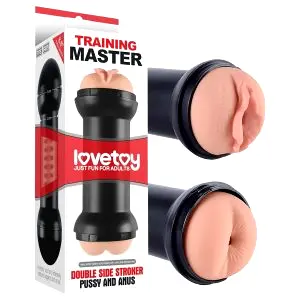 Lovetoy vagína a anál masturbátor (naturálny)