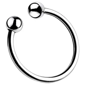 Nerezový kovový krúžok na penis oneskorenie ejakulácie (28mm)