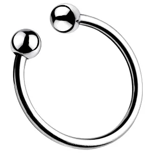 Nerezový kovový krúžok na penis na oddialenie ejakulácie (32 mm)