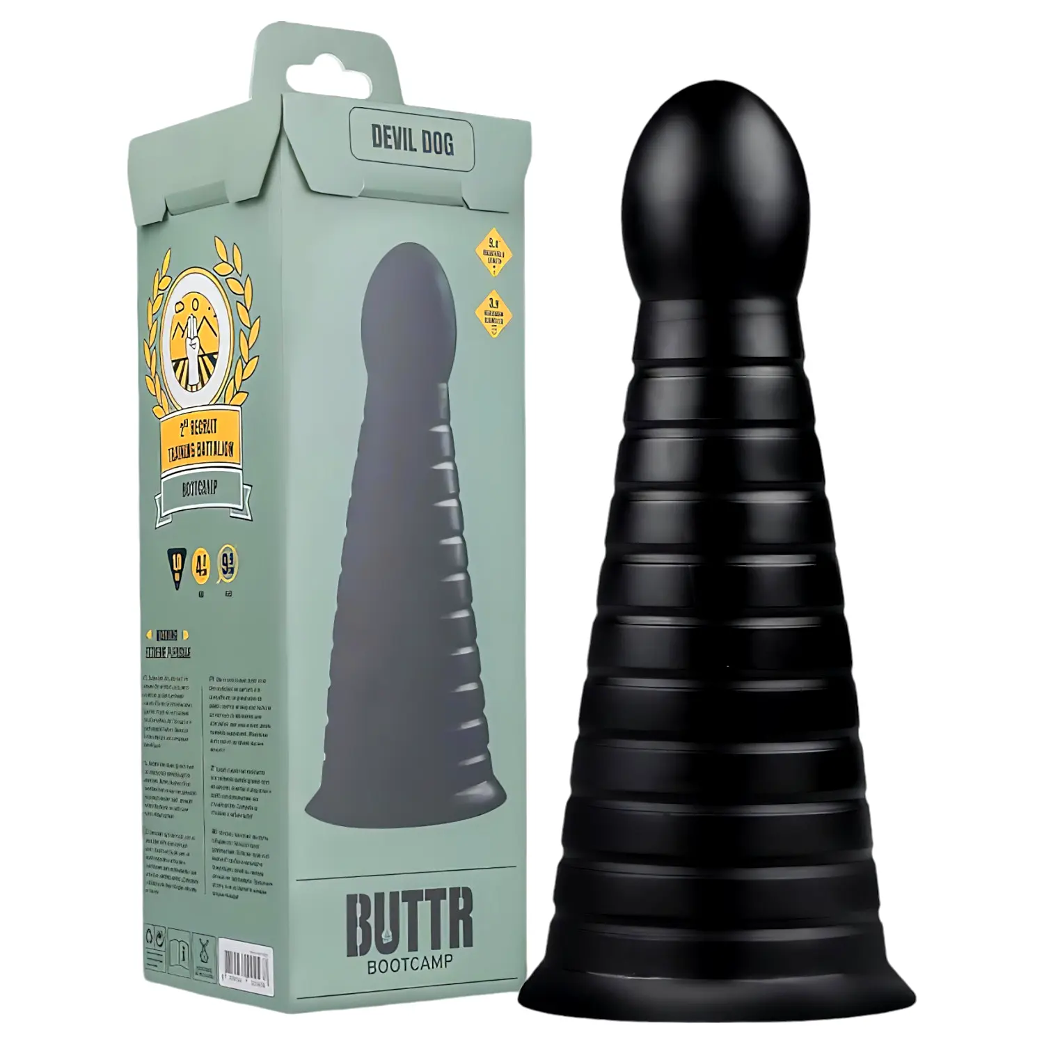 Devil Dog - čierne dildo s prísavkou Devil Dog - čierne dildo s prísavkou