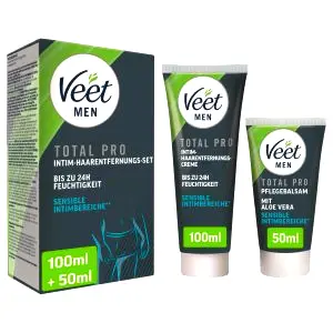Veet intímny depilačný krém a balzam pre mužov (100+50ml)