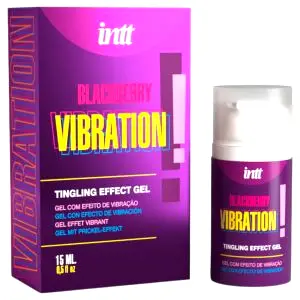 Intt Vibration! tekutý vibrátor černica (15ml)