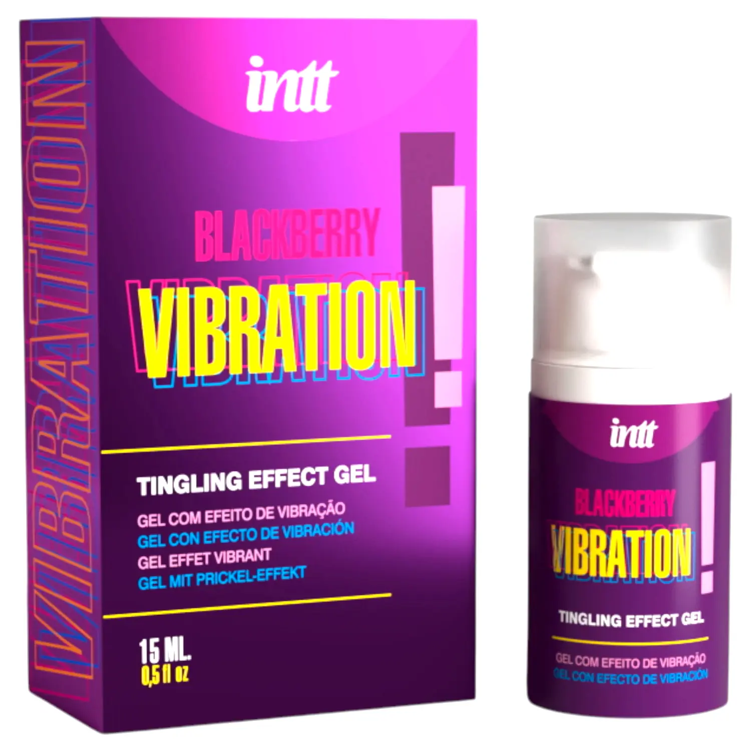 Intt Vibration! tekutý vibrátor černica (15ml) Intt Vibration! tekutý vibrátor černica (15ml)
