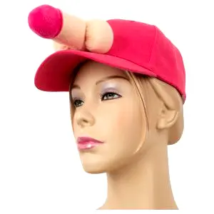 Baseballová šiltovka s penisom (ružová)