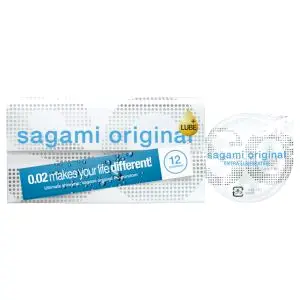 Sagami Original extra lubrikované kondómy 55 mm (12 ks)