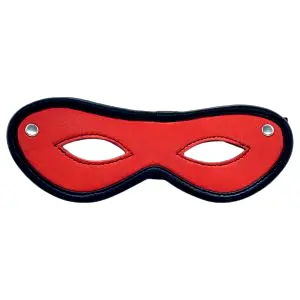 Rouge maska na oči z pravej kože (červená)