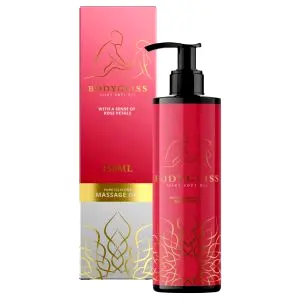 BodyGliss masážny olej a lubrikant ruža (150ml)