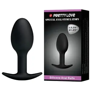 Análne dildo (čierne)