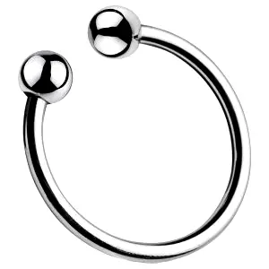 Nerezový kovový krúžok na penis oneskorenie ejakulácie (30 mm)