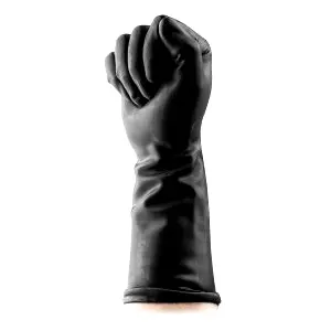 Gauntlets - latexové fisting rukavice (čierne)