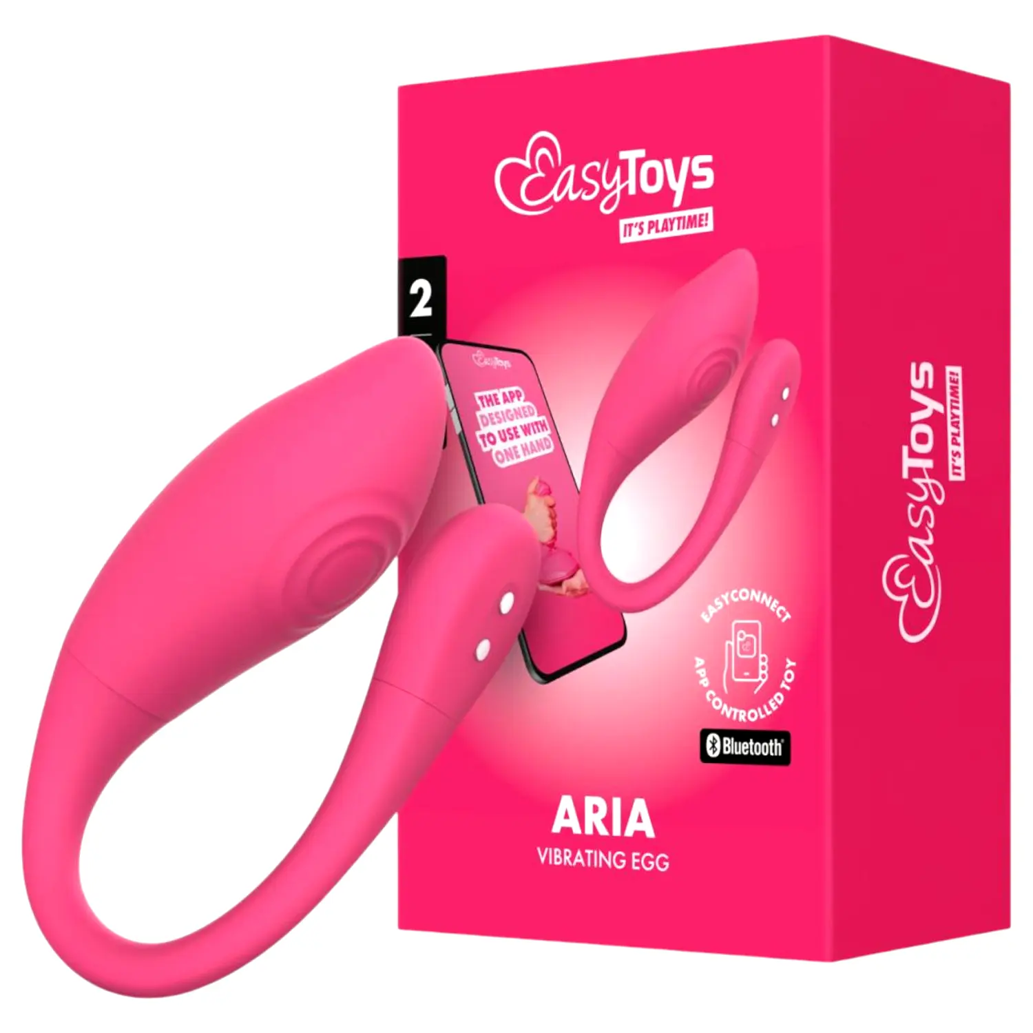 EasyConnect inteligentné vibračné vajíčko (ružová) EasyConnect inteligentné vibračné vajíčko (ružová)