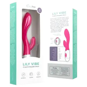 Easytoys Lily 2.0 nabíjací vibrátor s klitorisovou rukoväťou (ružový)