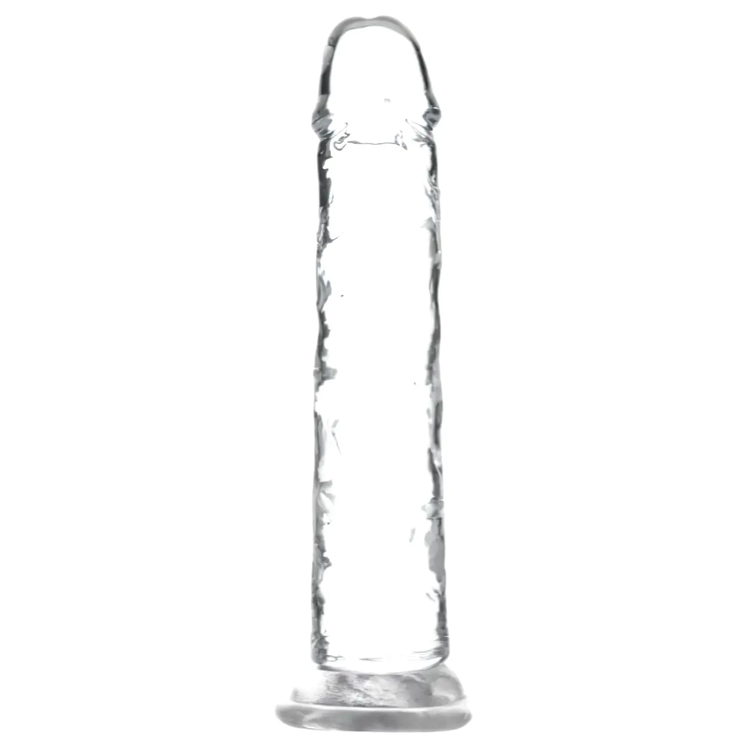 Crystal - prísavková dildó (priehľadná) - 18cm Crystal - prísavková dildó (priehľadná) - 18cm