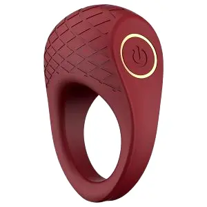 Dreamtoys Ivy - vibračný krúžok na penis (bordový)