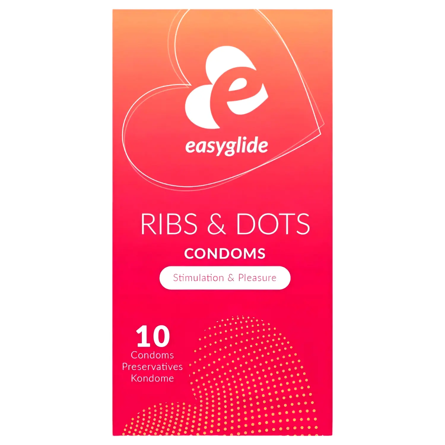 Ribs & Dots - bodkovaný kondóm (10ks) Ribs & Dots - bodkovaný kondóm (10ks)
