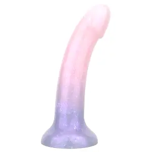 Mermaid - trblietavé dildo - 19cm (ružová)