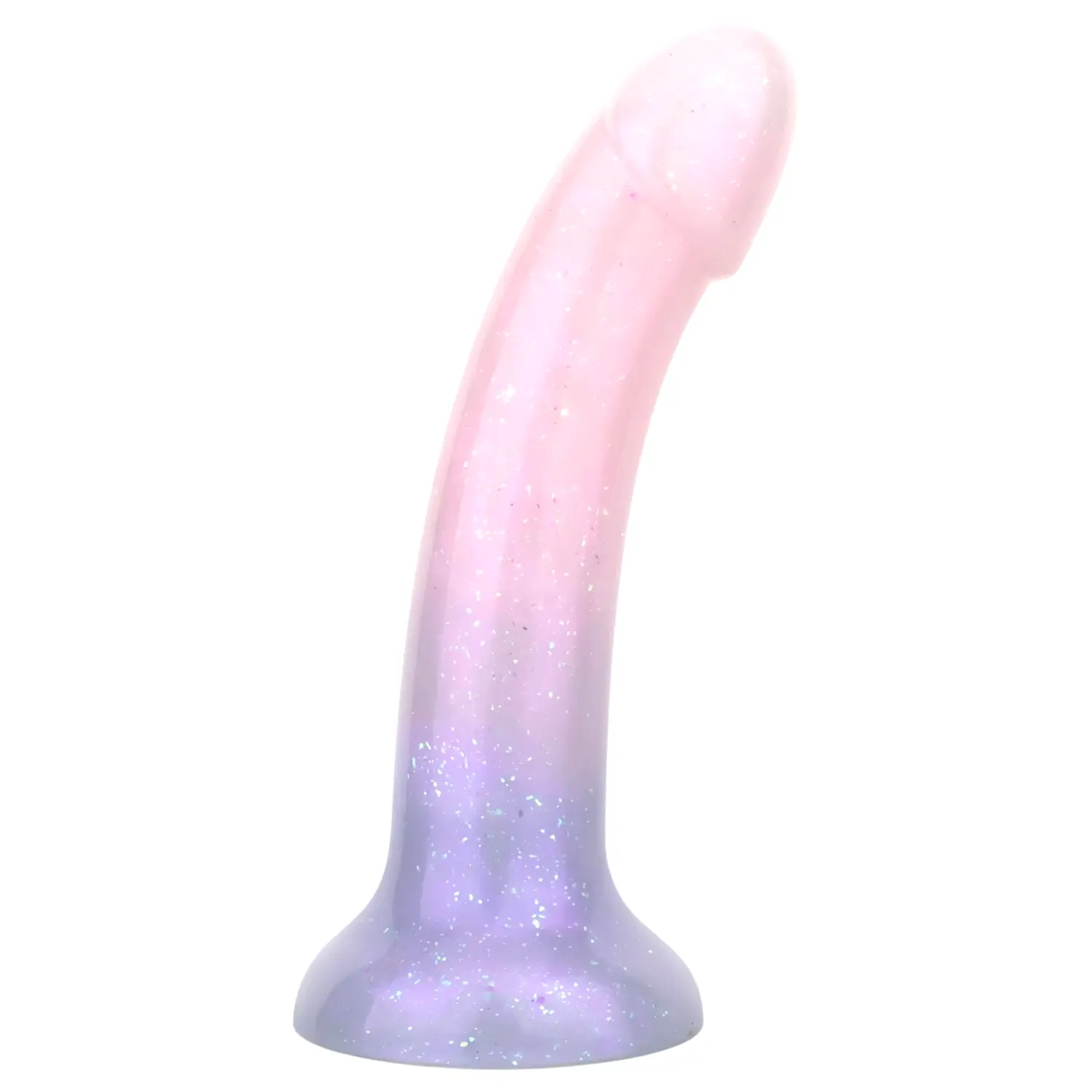 Mermaid - trblietavé dildo - 19cm (ružová) Mermaid - trblietavé dildo - 19cm (ružová)