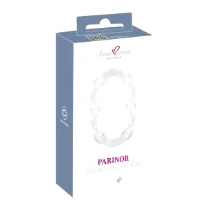 Beau Coeur Parinor krúžok na penis a semenníky (priesvitný)