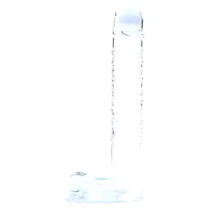Sklenené dildo (priehľadné)