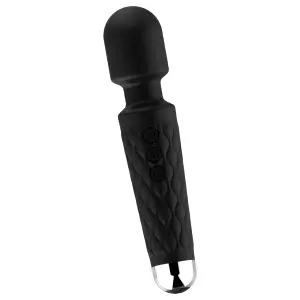 20 funkcií - akumulátorový masážny vibrátor (čierny)