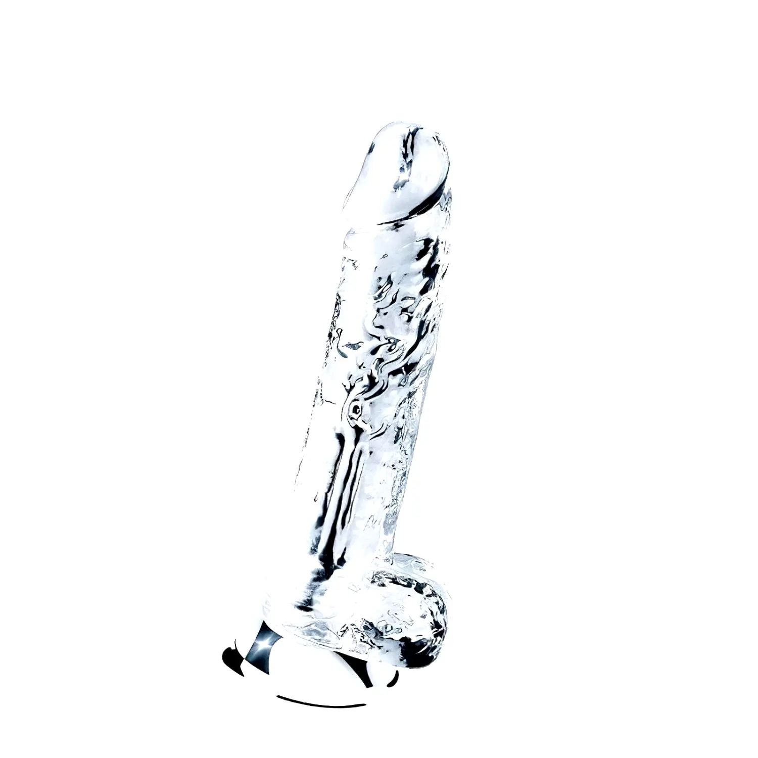 Flawless Clear - prísavkový dildo - 19cm (priehľadný) Flawless Clear - prísavkový dildo - 19cm (priehľadný)