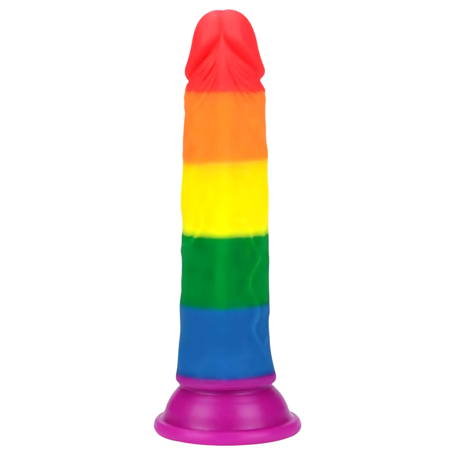 Realistické dildo Prider - 19cm (dúha) Realistické dildo Prider - 19cm (dúha)