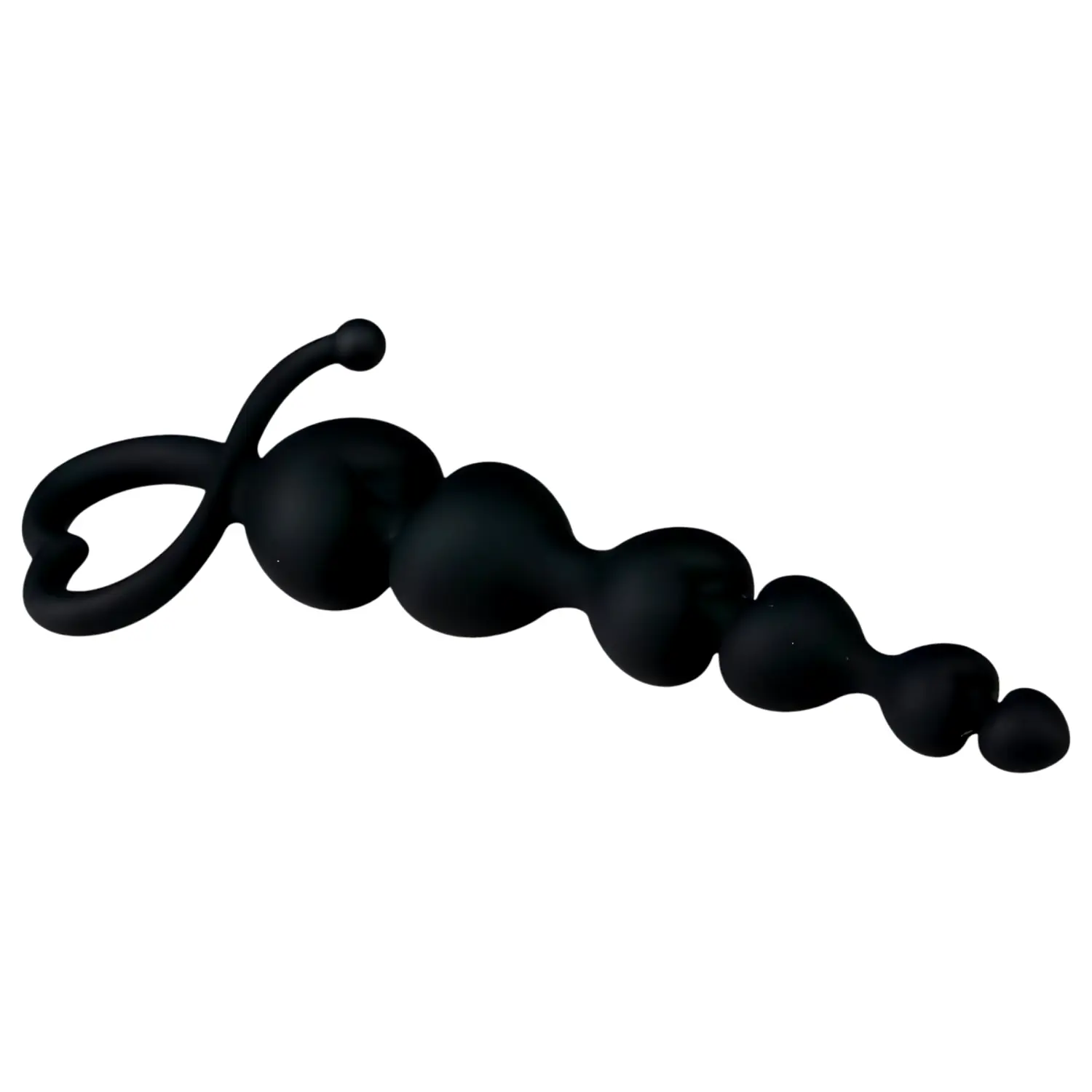 Perlový análny dildo (čierny) Perlový análny dildo (čierny)
